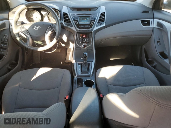 2015 Hyundai Elantra SE with VIN 5NPDH4AE9FH582106, listed as a Copart auction lot 76104884 with 89,183 mi miles and Salvage Title. Bid and sale history available at carsss.com. Image 8.