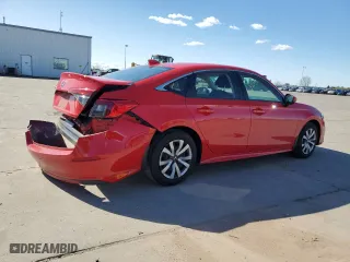 2023 Honda Civic Sedan LX with VIN 2HGFE2F25PH538412, listed as a Copart auction lot 51619505 with 19,752 mi miles and Salvage Title. Bid and sale history available at carsss.com. Image 3.