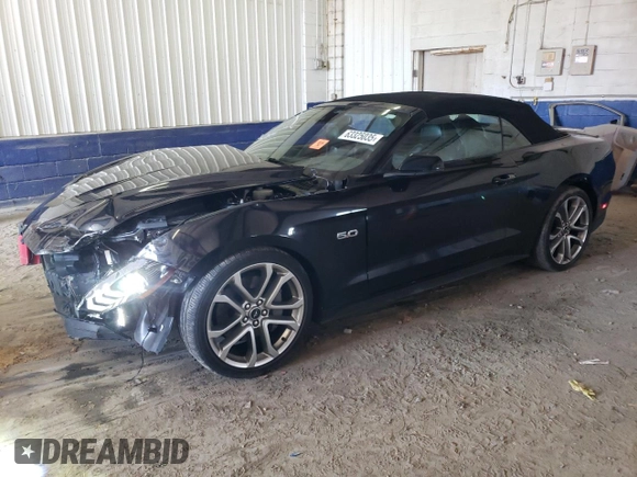 2021 Ford Mustang GT Premium z VIN 1FATP8FF4M5136486, wystawiony jako Copart lot #63325035 z przebiegiem 34 873 mil mil oraz Szkoda całkowita • Salvage title. Historia ofert i sprzedaży dostępna na DreamBid. Obrazek 1.