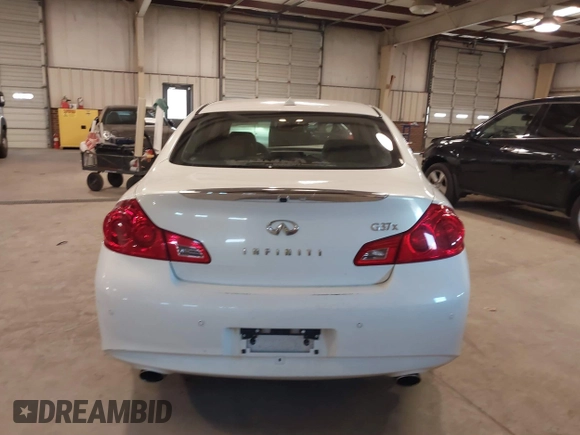 2013 Infiniti G37 x with VIN JN1CV6AR6DM751636, listed as a IAAI auction lot 41129545 with 125,487 mi miles and . Bid and sale history available at carsss.com. Image 16.