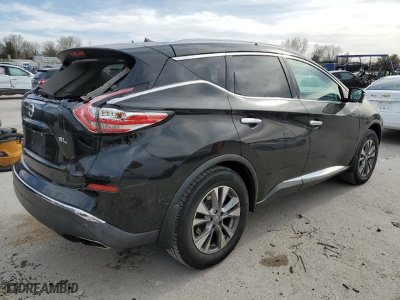 2015 Nissan Murano SL with VIN 5N1AZ2MG5FN204362, listed as a Copart auction lot 49526445 with 114,231 mi miles and Salvage Title. Bid and sale history available at carsss.com. Image 3.