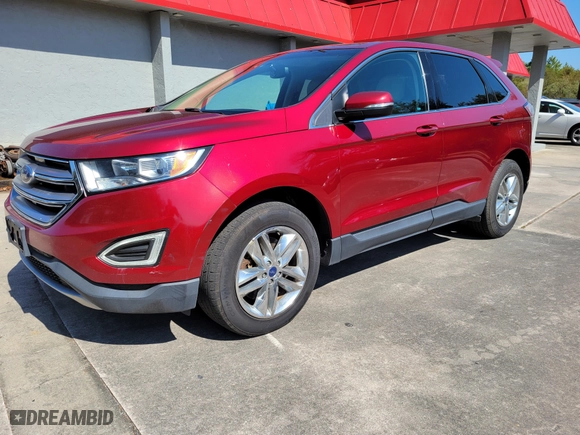 2016 Ford Edge SEL with VIN 2FMPK4J92GBC55590, listed as a IAAI auction lot 41707963 with 120,742 mi miles. Bid and sale history available at carsss.com. Image 1.
