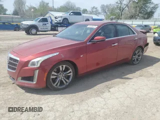 2014 Cadillac CTS Vsport RWD z VIN 1G6AU5S85E0160488, wystawiony jako Copart lot #53439575 z przebiegiem 146 309 mil mil oraz Szkoda całkowita • Salvage title. Historia ofert i sprzedaży dostępna na DreamBid. Obrazek 1.