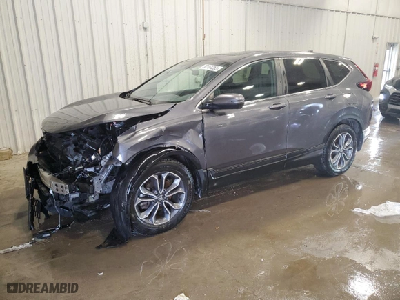 2022 Honda CR-V EX with VIN 5J6RW2H58NA007713, listed as a Copart auction lot 52164255 with 152,719 mi miles and Salvage Title. Bid and sale history available at carsss.com. Image 1.