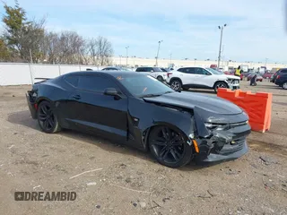 2018 Chevrolet Camaro 1LT with VIN 1G1FB1RS9J0168910, listed as a IAAI auction lot 41454954 with 157,321 mi miles. Bid and sale history available at carsss.com. Image 1.