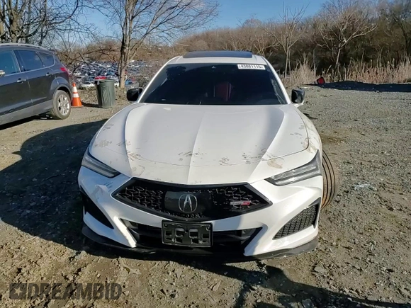 2023 Acura TLX Type S with VIN 19UUB7F98PA002790, listed as a Copart auction lot 43881115 with 53,905 mi miles and Salvage Title. Bid and sale history available at DreamBid. Image 10.