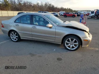 2003 Mercedes-Benz C 230 Kompressor with VIN WDBRF40JX3F395861, listed as a Copart auction lot 81585234 with 83,544 mi miles and Salvage Title. Bid and sale history available at DreamBid. Image 4.