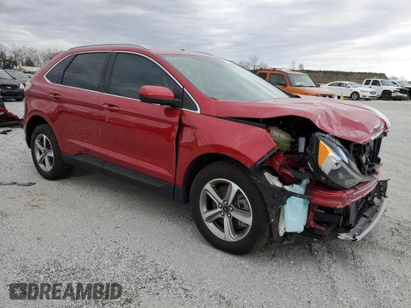 2024 Ford Edge SEL with VIN 2FMPK4J94RBA13676, listed as a Copart auction lot 49820135 with 12,736 mi miles and Salvage Title. Bid and sale history available at carsss.com. Image 4.