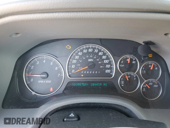 2007 GMC Envoy SLT with VIN 1GKDS13S072226573, listed as a Copart auction lot 81832594 with 204,439 mi miles and Salvage Title. Bid and sale history available at carsss.com. Image 9.