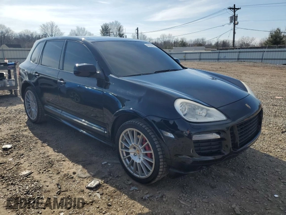 2009 Porsche Cayenne GTS with VIN WP1AD29P69LA62369, listed as a Copart auction lot 46684985 with 139,856 mi miles and Salvage title. Bid and sale history available at DreamBid. Image 4.