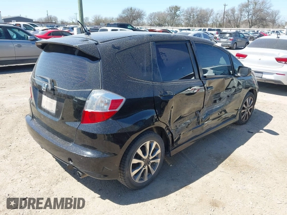 2013 Honda Fit Sport with VIN JHMGE8H57DC049293, listed as a IAAI auction lot 41757899 with 113,963 mi miles. Bid and sale history available at carsss.com. Image 4.