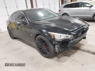 2014 Infiniti Q50 Premium with VIN JN1BV7AR1EM705764, listed as a IAAI auction lot 42518953 with 105,667 mi miles and . Bid and sale history available at DreamBid. Image 1.
