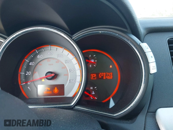 2009 Nissan Murano SL with VIN JN8AZ18U69W006374, listed as a IAAI auction lot 42021900 with 209,749 mi miles. Bid and sale history available at carsss.com. Image 7.