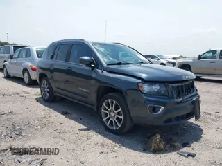 2016 Jeep Compass High Altitude Edition with VIN 1C4NJCEA3GD536062, listed as a IAAI auction lot 39685307 with 90,247 mi miles. Bid and sale history available at carsss.com. Image 1.