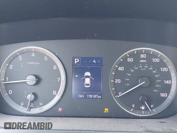 2016 Hyundai Sonata SE with VIN 5NPE24AF4GH352926, listed as a IAAI auction lot 41689726 with 176,187 mi miles and . Bid and sale history available at DreamBid. Image 7.