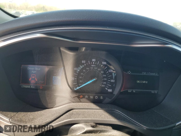 2019 Ford Fusion SE with VIN 3FA6P0HD9KR158973, listed as a Copart auction lot 50158435 with 76,956 mi miles and Salvage Title. Bid and sale history available at DreamBid. Image 9.