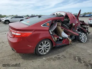 2013 Hyundai Azera with VIN KMHFH4JG3DA311553, listed as a Copart auction lot 70242604 with 0 mi miles and Salvage Title. Bid and sale history available at carsss.com. Image 3.