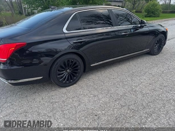 2019 Genesis G90 Ultimate with VIN KMHG54JH9KU053279, listed as a IAAI auction lot 42232463 with 4,271 mi miles and . Bid and sale history available at DreamBid. Image 17.