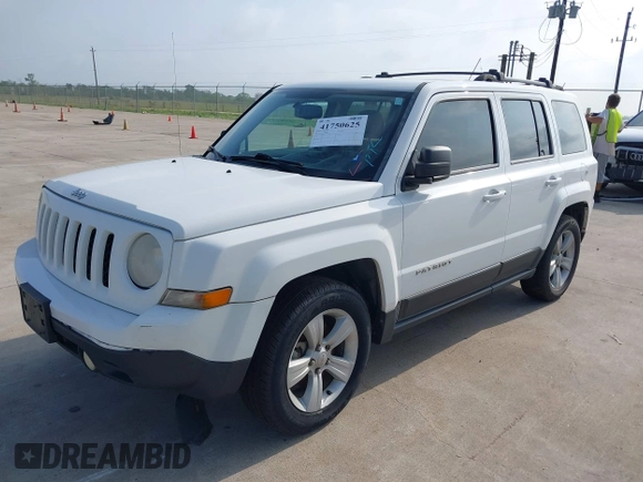 2014 Jeep Patriot Latitude with VIN 1C4NJPFA3ED618523, listed as a IAAI auction lot 41750625 with Not Provided miles and . Bid and sale history available at carsss.com. Image 2.