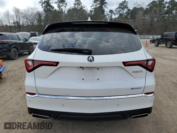 2022 Acura MDX w/Technology Package with VIN 5J8YE1H43NL026066, listed as a Copart auction lot 44400765 with 31,392 mi miles and Salvage Title. Bid and sale history available at carsss.com. Image 6.