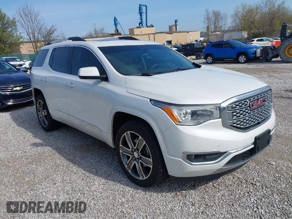 2018 GMC Acadia Denali with VIN 1GKKNXLS7JZ100808, listed as a IAAI auction lot 41898031 with 161,506 mi miles and . Bid and sale history available at DreamBid. Image 1.