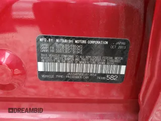2014 Mitsubishi Lancer GT with VIN JA32U8FW3EU013654, listed as a Copart auction lot 47749015 with 94,026 mi miles and Salvage Title. Bid and sale history available at DreamBid. Image 12.