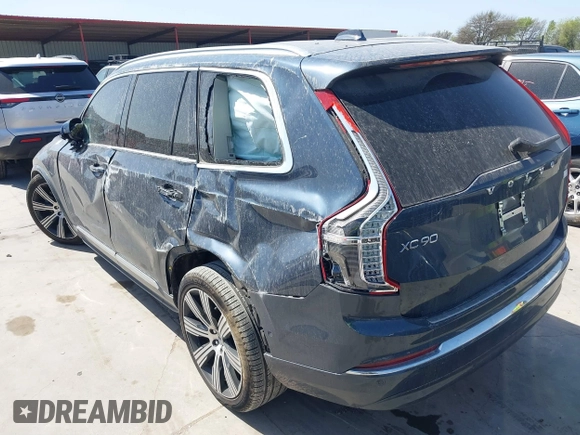 2024 Volvo XC90 Plus with VIN YV4H60LE4R1236342, listed as a IAAI auction lot 41826136 with 5,278 mi miles and . Bid and sale history available at DreamBid. Image 3.