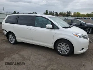 2017 Toyota Sienna XLE z VIN 5TDDZ3DC3HS167023, wystawiony jako Copart lot #53634675 z przebiegiem 12 003 mil mil oraz Szkoda całkowita • Salvage title. Historia ofert i sprzedaży dostępna na DreamBid. Obrazek 4.