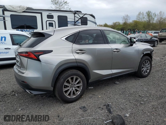 2018 Lexus NX 300 with VIN JTJBARBZ4J2177899, listed as a Copart auction lot 54820035 with 67,052 mi miles and Salvage title. Bid and sale history available at DreamBid. Image 3.