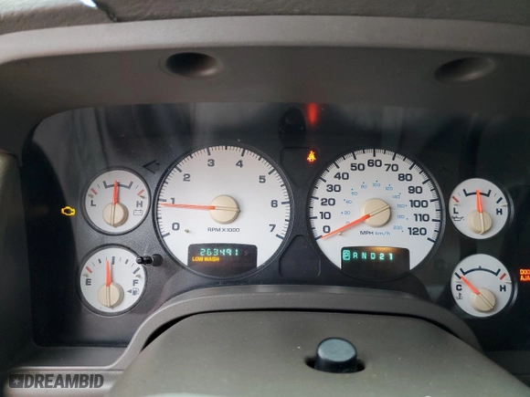 2003 Dodge Ram 1500 ST with VIN 1D7HA16NX3J542980, listed as a Copart auction lot 52149255 with 263,491 mi miles and Salvage Title. Bid and sale history available at carsss.com. Image 9.