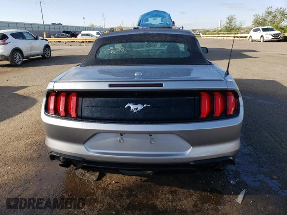 2023 Ford Mustang EcoBoost with VIN 1FATP8UH9P5110779, listed as a Copart auction lot 55920495 with 58,150 mi miles and Salvage title. Bid and sale history available at DreamBid. Image 6.