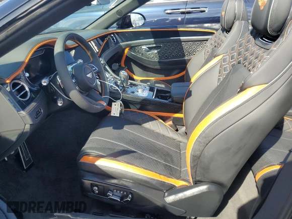 2024 Bentley Continental GT with VIN SCBDT4ZG5RC014491, listed as a Copart auction lot 77730474 with Not Provided miles and Non Repairable. Bid and sale history available at DreamBid. Image 7.