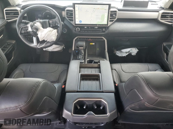 2023 Toyota Tundra Limited Hybrid with VIN 5TFJC5DB6PX039715, listed as a Copart auction lot 62089944 with 47,041 mi miles and Salvage title. Bid and sale history available at DreamBid. Image 8.