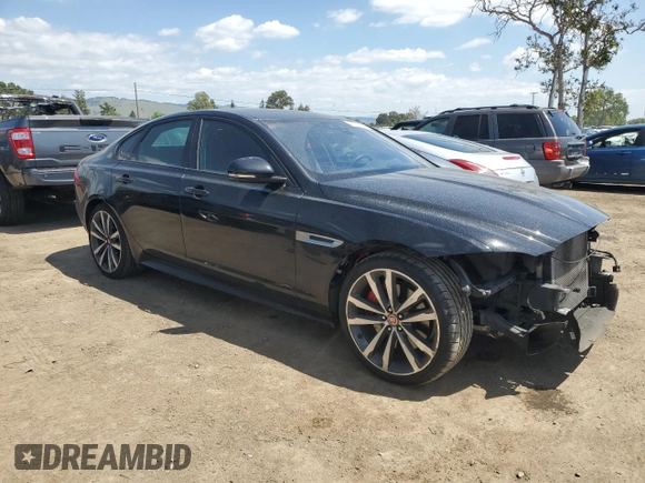 2016 Jaguar XF S with VIN SAJBG4BV1GCY05648, listed as a Copart auction lot 54783025 with 58,837 mi miles and Salvage Title. Bid and sale history available at DreamBid. Image 4.