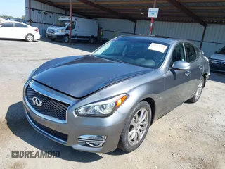 2017 Infiniti Q70 3.7 with VIN JN1BY1AP1HM740652, listed as a IAAI auction lot 42417772 with 81,723 mi miles and . Bid and sale history available at DreamBid. Image 2.
