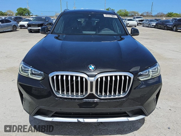 2024 BMW X3 sDrive30i with VIN 5UX43DP08R9U54610, listed as a Copart auction lot 56055725 with 35,762 mi miles and Clean Title. Bid and sale history available at DreamBid. Image 5.