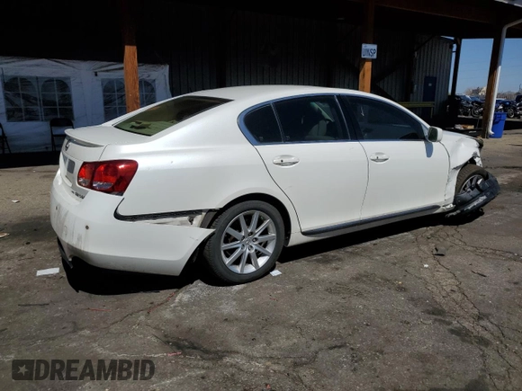 2006 Lexus GS 300 with VIN JTHCH96S360010600, listed as a Copart auction lot 52204375 with 154,920 mi miles and Salvage Title. Bid and sale history available at carsss.com. Image 3.