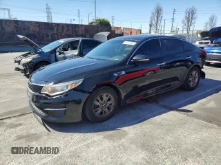 2018 Kia Optima LX with VIN 5XXGT4L3XJG202749, listed as a Copart auction lot 49455505 with 115,482 mi miles and Salvage Title. Bid and sale history available at DreamBid. Image 1.