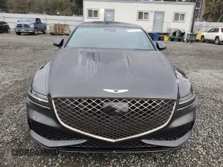 2024 Genesis G80 3.5T Sport with VIN KMTGB4SD8RU205301, listed as a Copart auction lot 77671514 with 11,994 mi miles and Salvage Title. Bid and sale history available at carsss.com. Image 5.