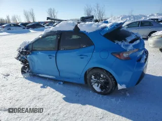 2022 Toyota Corolla Hatchback with VIN JTNK4MBE8N3170833, listed as a Copart auction lot 45928985 with 0 mi miles and Non Repairable. Bid and sale history available at carsss.com. Image 2.
