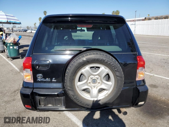 2003 Toyota RAV4 with VIN JTEGH20V630108234, listed as a Copart auction lot 46493925 with 256,565 mi miles and Salvage Title. Bid and sale history available at DreamBid. Image 6.