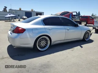 2007 Infiniti G35 Journey with VIN JNKBV61EX7M715361, listed as a Copart auction lot 68190604 with 176,632 mi miles and Salvage Title. Bid and sale history available at DreamBid. Image 3.