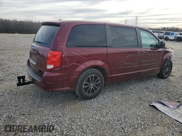2017 Dodge Grand Caravan SE with VIN 2C4RDGBGXHR678738, listed as a Copart auction lot 44819485 with 100,940 mi miles and Salvage Title. Bid and sale history available at DreamBid. Image 3.