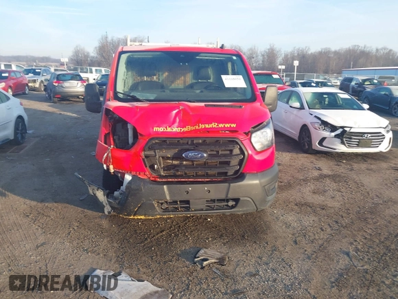2020 Ford Transit Cargo z VIN 1FTBR1Y83LKB49056, wystawiony jako IAAI lot #41168050 z przebiegiem 91 855 mil mil oraz . Historia ofert i sprzedaży dostępna na DreamBid. Obrazek 12.