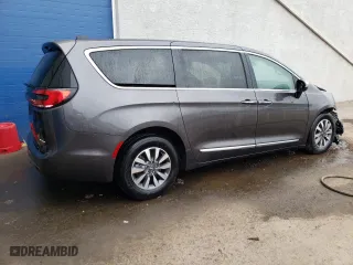 2023 Chrysler Pacifica Hybrid Limited with VIN 2C4RC1S74PR588693, listed as a Copart auction lot 72932704 with 10,241 mi miles and Salvage Title. Bid and sale history available at carsss.com. Image 3.