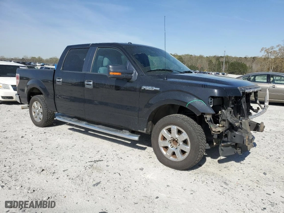 2013 Ford F-150 XL with VIN 1FTEW1CMXDFB15023, listed as a Copart auction lot 50212175 with 195,482 mi miles and Salvage Title. Bid and sale history available at carsss.com. Image 4.
