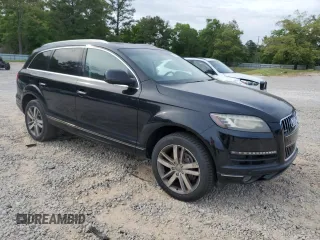2014 Audi Q7 Premium Plus with VIN WA1LMBFE9ED010441, listed as a Copart auction lot 54121675 with 228,747 mi miles and Clean title. Bid and sale history available at DreamBid. Image 4.