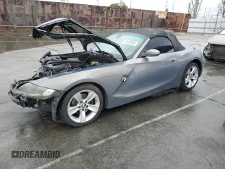 2007 BMW Z4 3.0i with VIN 4USBU33517LW70598, listed as a Copart auction lot 48433985 with 0 mi miles and Salvage Title. Bid and sale history available at carsss.com. Image 1.