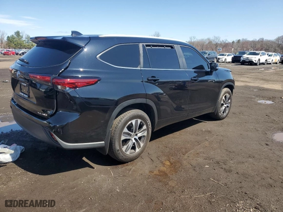 2023 Toyota Highlander L with VIN 5TDKDRBH1PS527010, listed as a Copart auction lot 51454545 with 16,258 mi miles and Salvage Title. Bid and sale history available at carsss.com. Image 3.