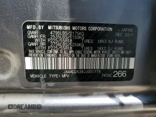 2018 Mitsubishi Outlander ES z VIN JA4AD2A39JJ001778, wystawiony jako Copart lot #52923235 z przebiegiem 136 549 mil mil oraz Szkody całkowita. Historia ofert i sprzedaży dostępna na DreamBid. Obrazek 14.